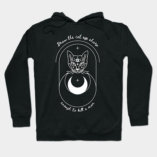 Cat Eye Hoodie by lyndsayruelle